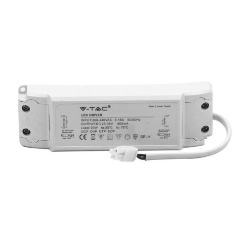 Panel LED V-TAC 29W 600x600 120Lm/W PMMA VT-6129 3000K 3480lm