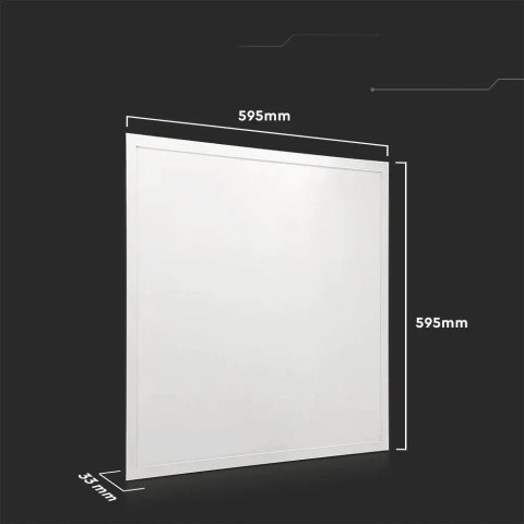 Plafon Panel LED V-TAC 36W 600x600 LED Backlight 33mm 120Lm/W VT-6436 4000K 4320lm 5 Lat Gwarancji