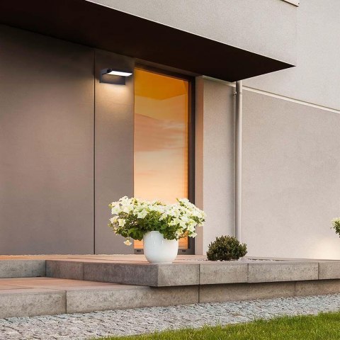 Naświetlacz Projektor Oprawa Elewacyjna V-TAC 17W LED Czarna IP65 VT-11020 3000K 2520lm