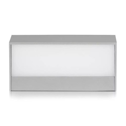 Oprawa Ścienna V-TAC 9W LED Góra Dół Szara IP65 VT-8056 4000K 850lm