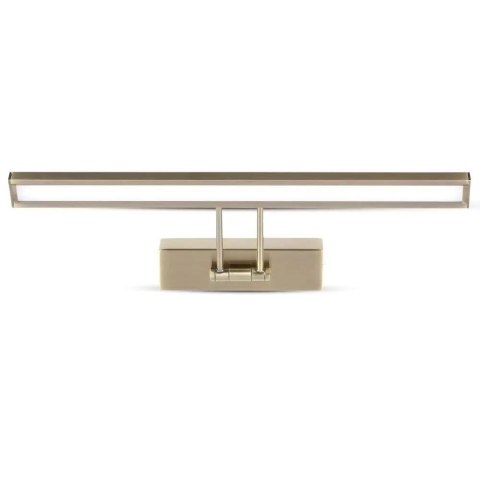 Oprawa V-TAC 9W LED nad Lustro Obraz Złoty 45cm VT-7009 4000K 350lm