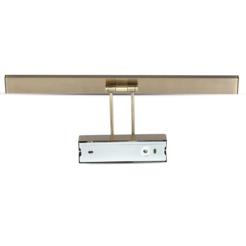 Oprawa V-TAC 9W LED nad Lustro Obraz Złoty 45cm VT-7009 4000K 350lm