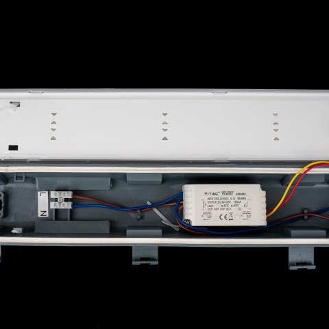 Lampa Oprawa Hermetyczna LED V-TAC SAMSUNG CHIP M-SERIES 18W 60cm 120Lm/W ML VT-60018 4000K 2160lm 3 Lata Gwarancji