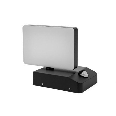 Naświetlacz Projektor Oprawa Elewacyjna V-TAC 17W Czujnik Ruchu Czarna IP65 VT-11020S 4000K 2580lm