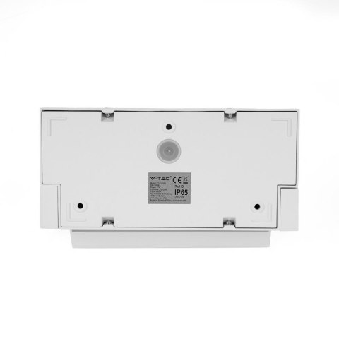 Naświetlacz Projektor Oprawa Elewacyjna V-TAC 17W LED Czujnik Ruchu Biała IP65 VT-11020S 4000K 2520lm