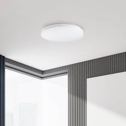 Plafon Natynkowy Okrągły V-TAC 15W LED SAMSUNG CHIP IP44 120Lm/W VT-8033 3000K 1850lm 3 Lata Gwarancji