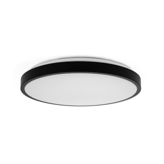 Plafon V-TAC 18W LED Okrągły IP44 Czujnik Ruchu Mikrofalowy 23cm Czarny VT-8618S-B-RD 4000K 1800lm