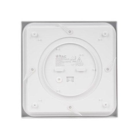 Plafon V-TAC 30W LED Kwadrat IP44 Czujnik Ruchu Mikrofalowy 42x42cm Biały VT-8630SW-SQ 4000K 3000lm