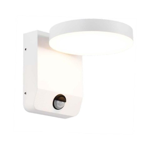 Projektor Oprawa Elewacyjna V-TAC 17W LED Czujnik Ruchu Okrągła Biała IP65 VT-11020S 3000K 2520lm