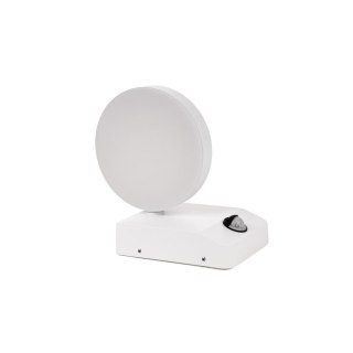 Projektor Oprawa Elewacyjna V-TAC 17W LED Czujnik Ruchu Okrągła Biała IP65 VT-11020S 3000K 2520lm