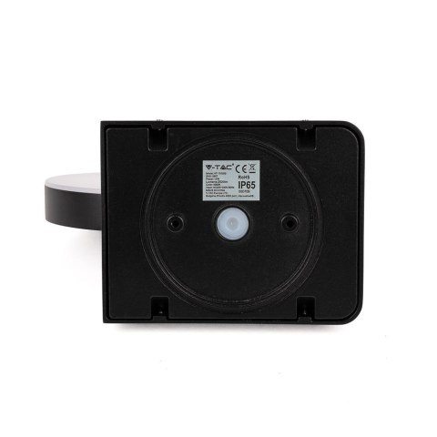Naświetlacz Projektor Oprawa Elewacyjna V-TAC 17W LED Czujnik Ruchu Okrągła Czarna IP65 VT-11020S 4000K 2520lm