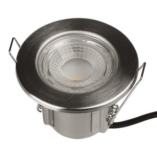 Oczko LED V-TAC SAMSUNG CHIP 5W Hermetyczne IP65 Ściemnialne Satyna (Opak. 10szt) VT-885 4000K 440lm 5 Lat Gwarancji