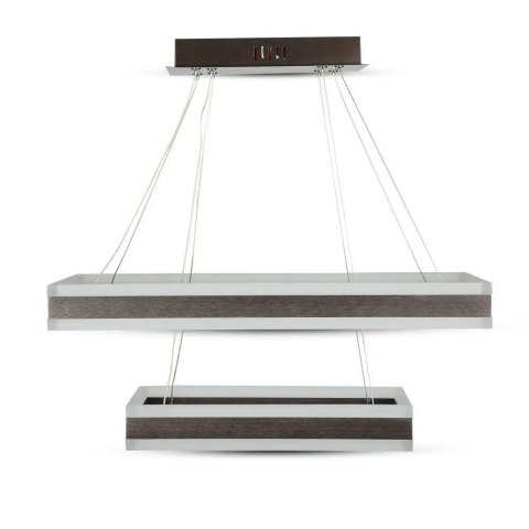 Oprawa Zwieszana LED V-TAC 100W Soft Light Chandelier Ściemnianie Kawowy VT-101-2D-C-N 3000K 6300lm 3 Lata Gwarancji