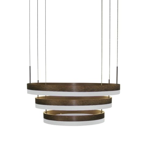 Oprawa Zwieszana LED V-TAC 82W Soft Light Chandelier Ściemnianie Kawowy VT-82-3D 3000K 4550lm 3 Lata Gwarancji
