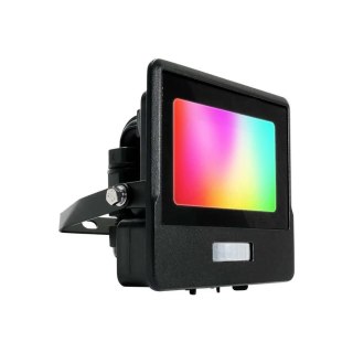 Projektor LED WiFi V-TAC 10W Czujnik Ruchu Czarny Z MUFĄ SMART Amazon Alexa Google Home VT-5191S RGB+3000K-6500K 725lm