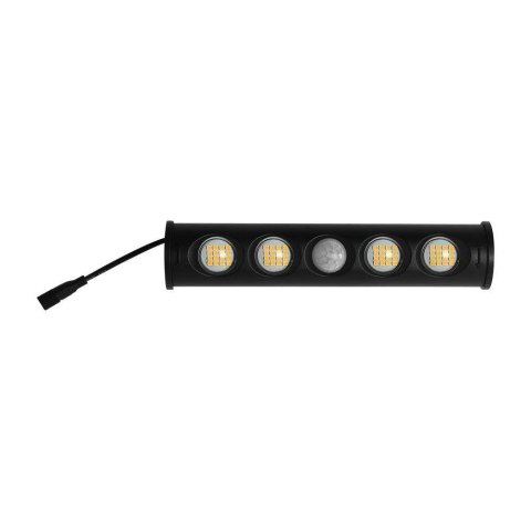 Projektor Solarny 8W LED Czarny 8w1 Czujnik Ruchu IP65 V-TAC 3000K 950lm
