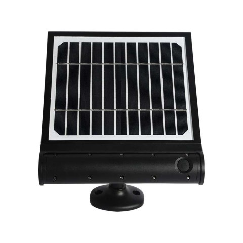Projektor Solarny 8W LED Czarny 8w1 Czujnik Ruchu IP65 V-TAC VT-11108 6000K 950lm