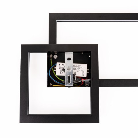 Kinkiet Ścienny LED V-TAC 20W Czarny VT-11120-B 4000K 2660lm