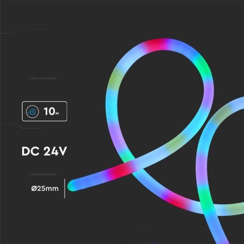 Neon Flex V-TAC 24V 10mb 10W/m VT-561 RGB