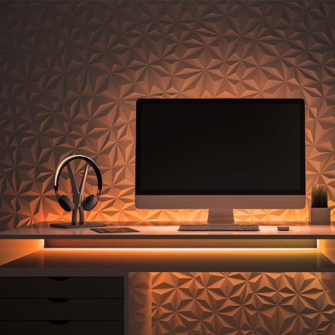 Neon Flex V-TAC 24V 10mb 12W/m VT-551 Kolor Bursztynowy