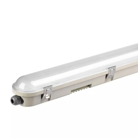 Oprawa Hermetyczna LED Awaryjna CNBOP Batertech SAMSUNG CHIP 48W 150cm 120Lm/W CL SS Clip VT-150048 6400K 5760lm