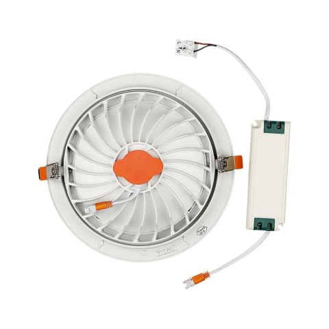 Lampa Oprawa V-TAC LED Downlight SAMSUNG CHIP 10W Ruchoma VT-2-10 4000K 1075lm 5 Lat Gwarancji