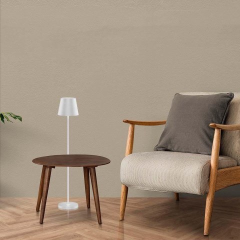 Lampa Podłogowa V-TAC 4W LED Biała IP54 Ładowalna VT-7544-W 3000K 300lm