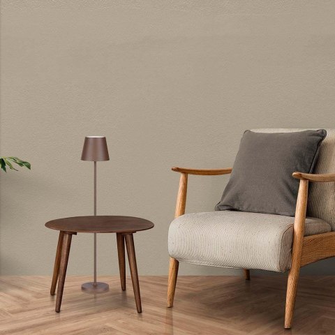 Lampa Podłogowa V-TAC 4W LED Brąz Corten IP54 Ładowalna VT-7544-C 3000K 300lm