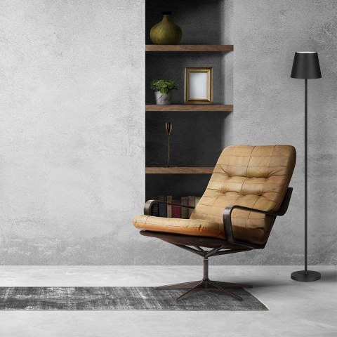 Lampa Podłogowa V-TAC 4W LED Czarna IP54 Ładowalna VT-7544 3000K 300lm