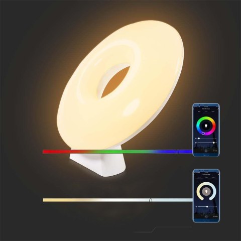 Oprawa Lampka Nocna LED V-TAC 5W SMART WIFI Amazon Alexa Google Home VT-5155 550lm