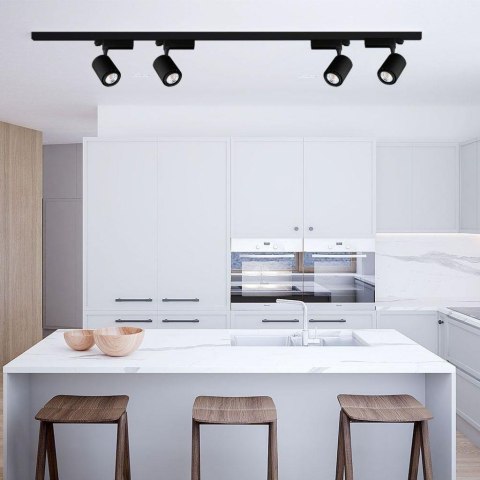 Oprawa Track Light LED V-TAC 18W COB Czarny VT-4718 2700K-6400K 1450lm 5 Lat Gwarancji