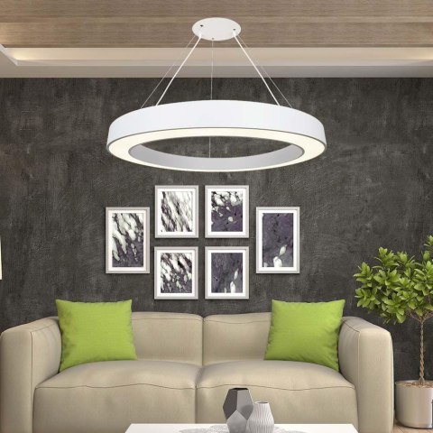 Oprawa Zwieszana V-TAC 90W LED TRIAC Biała fi.100cm VT-7793 4000K 11000lm
