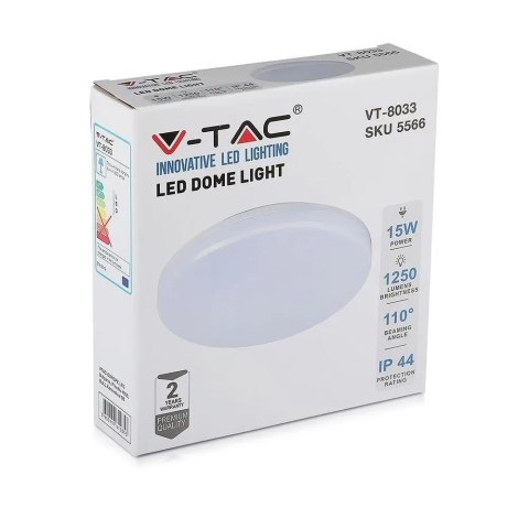 Plafon V-TAC 15W LED Sufitowy Okrągły VT-8033 3000K 1250lm