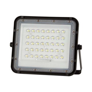 Projektor LED Solarny V-TAC 10W Pilot, AUTO, Timer, IP65 Czarny VT-80W 6400K 800lm
