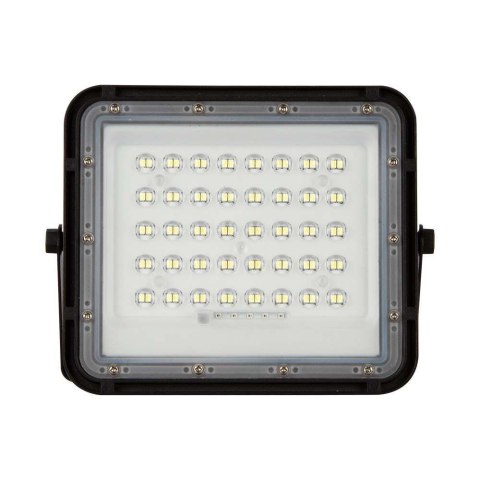 Projektor LED Solarny V-TAC 10W Pilot, AUTO, Timer, IP65 Czarny VT-80W 6400K 800lm