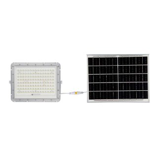 Projektor LED Solarny V-TAC 20W Pilot, AUTO, Timer, IP65 Biały VT-180W-W 4000K 1800lm
