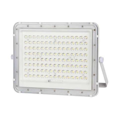 Projektor LED Solarny V-TAC 20W Pilot, AUTO, Timer, IP65 Biały VT-180W-W 4000K 1800lm