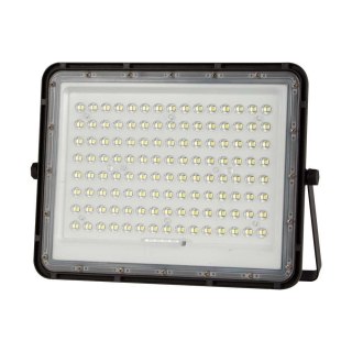 Projektor LED Solarny V-TAC 20W Pilot, AUTO, Timer, IP65 Czarny VT-180W 6400K 1800lm
