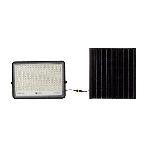 Projektor LED Solarny V-TAC 30W Pilot, AUTO, Timer, IP65 Czarny VT-240W 6400K 2600lm