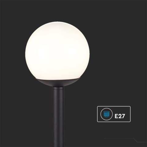 Oprawa Ogrodowa Kula V-TAC E27 Słupek 97cm Czarny MAT VT-1231 3 Lata Gwarancji