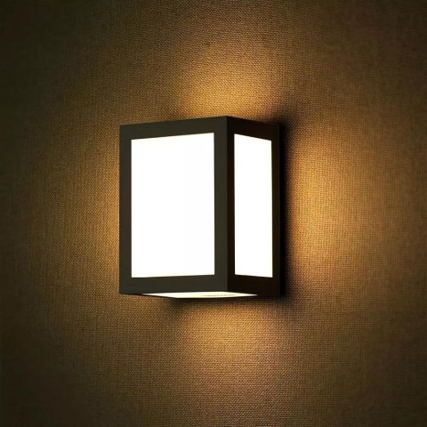 Oprawa Ścienna V-TAC 12W LED IP65 Czarna VT-822 3000K 1350lm