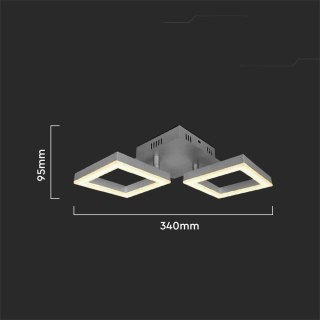 Oprawa Sufitowa V-TAC 17W LED Szara VT-7786 3000K 1490lm