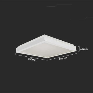Plafon V-TAC 18W LED 3w1 Biały Kwadrat 45x45cm VT-7757 4000K 1490lm