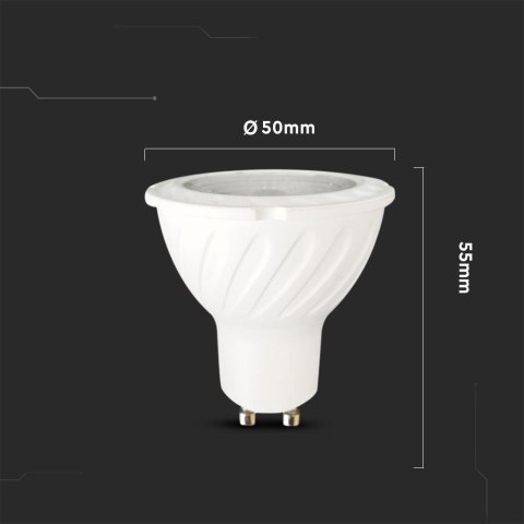 Żarówka LED V-TAC SAMSUNG CHIP 6W GU10 38st VT-277 3000K 445lm 5 Lat Gwarancji