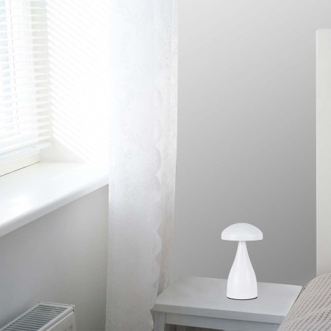 Lampka Biurkowa Nocna V-TAC 1W LED 22cm Ładowanie USB Ściemnianie Biała VT-1041 3000K-6000K 55lm