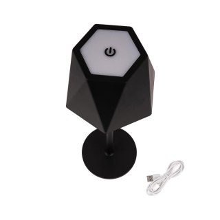 Lampka Biurkowa Nocna V-TAC 4W LED 37cm Ładowanie USB Ściemnianie Czarna VT-1034 3000K-6000K 150lm