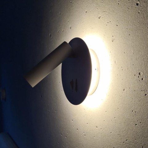 Oprawa LED V-TAC 3W+6W Kinkiet Hotel Łóżko Włącznik Biały VT-2963 3000K 680lm 3 Lata Gwarancji