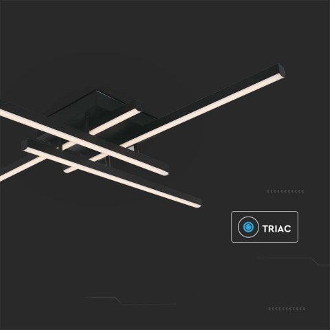 Oprawa Sufitowa V-TAC 38W LED Czarna VT-7915 3000K 4100lm