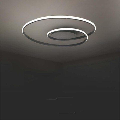 Oprawa Sufitowa V-TAC 48W LED Ściemnialna Czarna VT-7911 4000K 5150lm