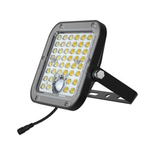 Naświetlacz Projektor LED Solarny V-TAC 10W IP65, Pilot Timer, LiFePo 3.7V 6000mA Czarny VT-411 4000K 1500lm